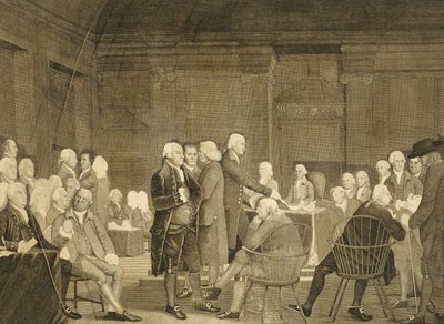 Congress Voting Independence by Edward Savage